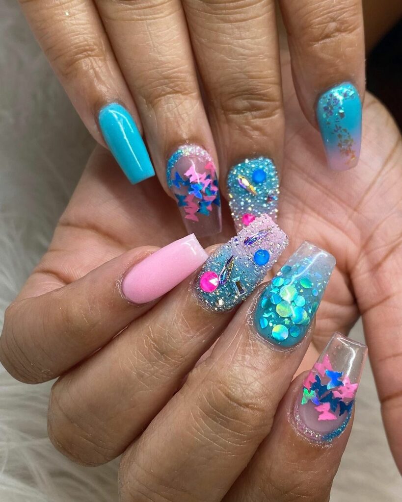 Cotton Candy Nails