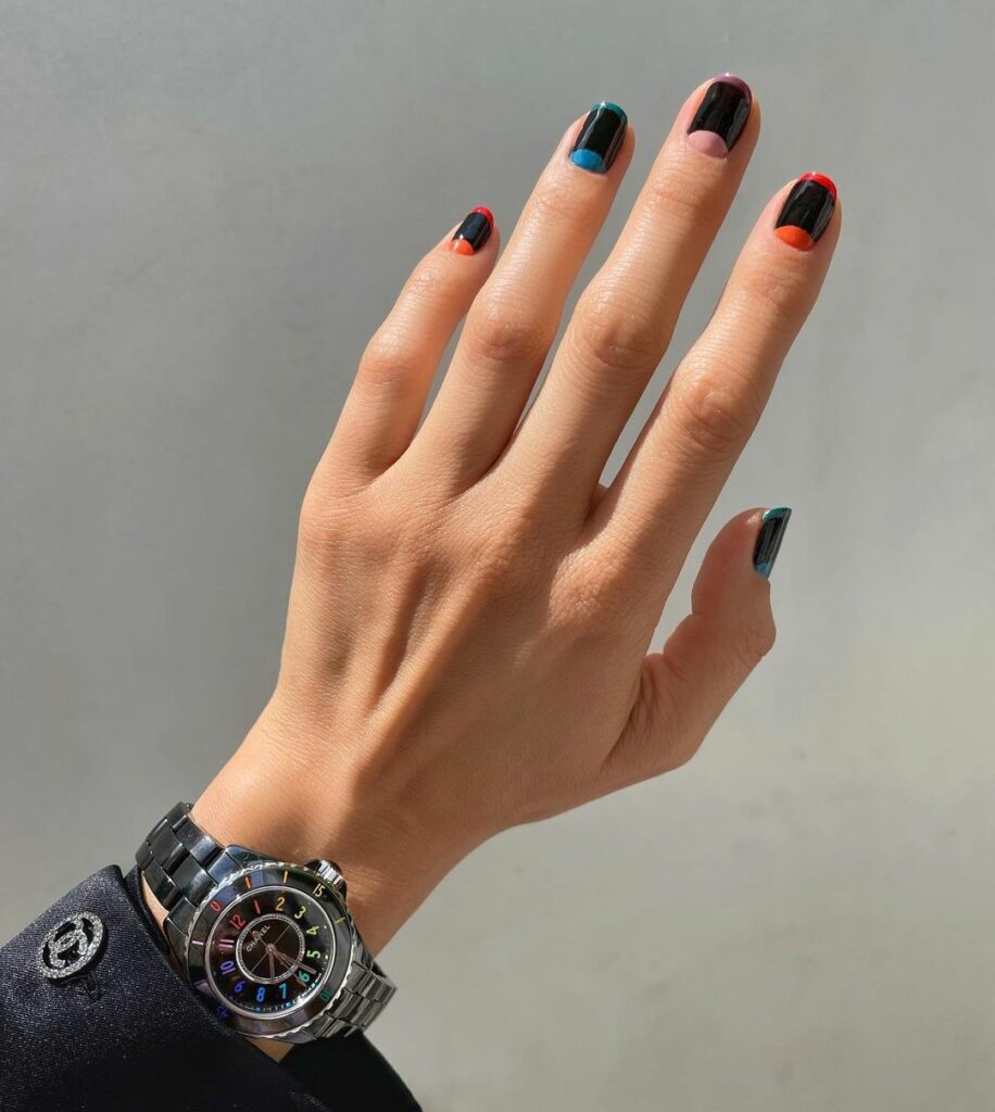 Short Black Nail Designs