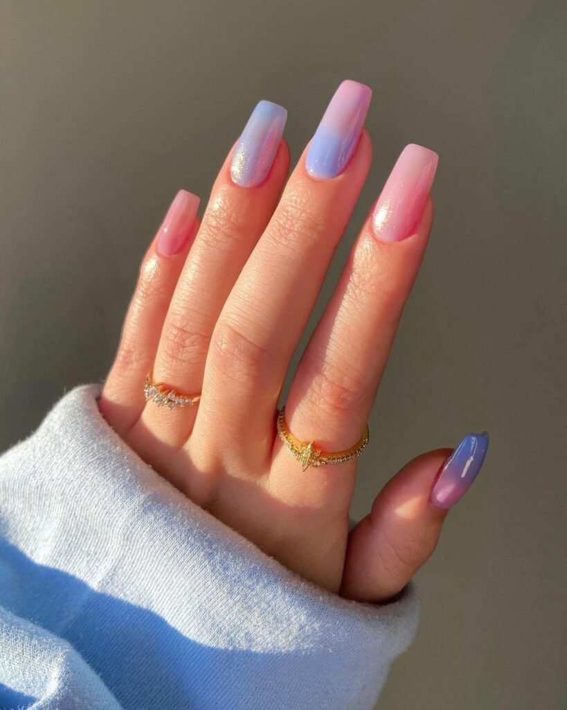 Cotton Candy Nails