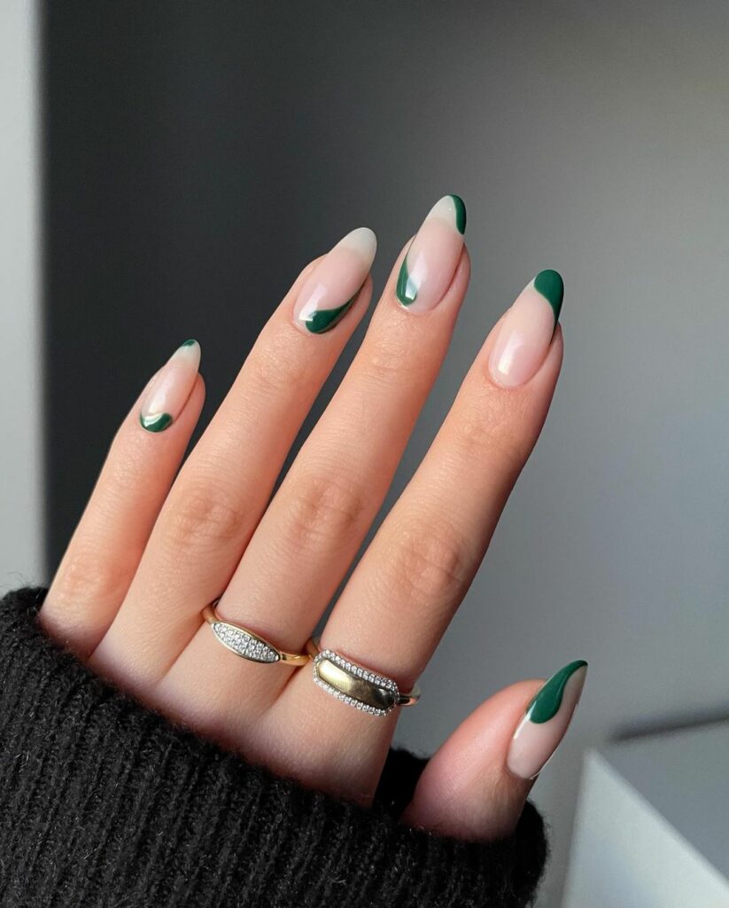 Emerald Green Nail Designs