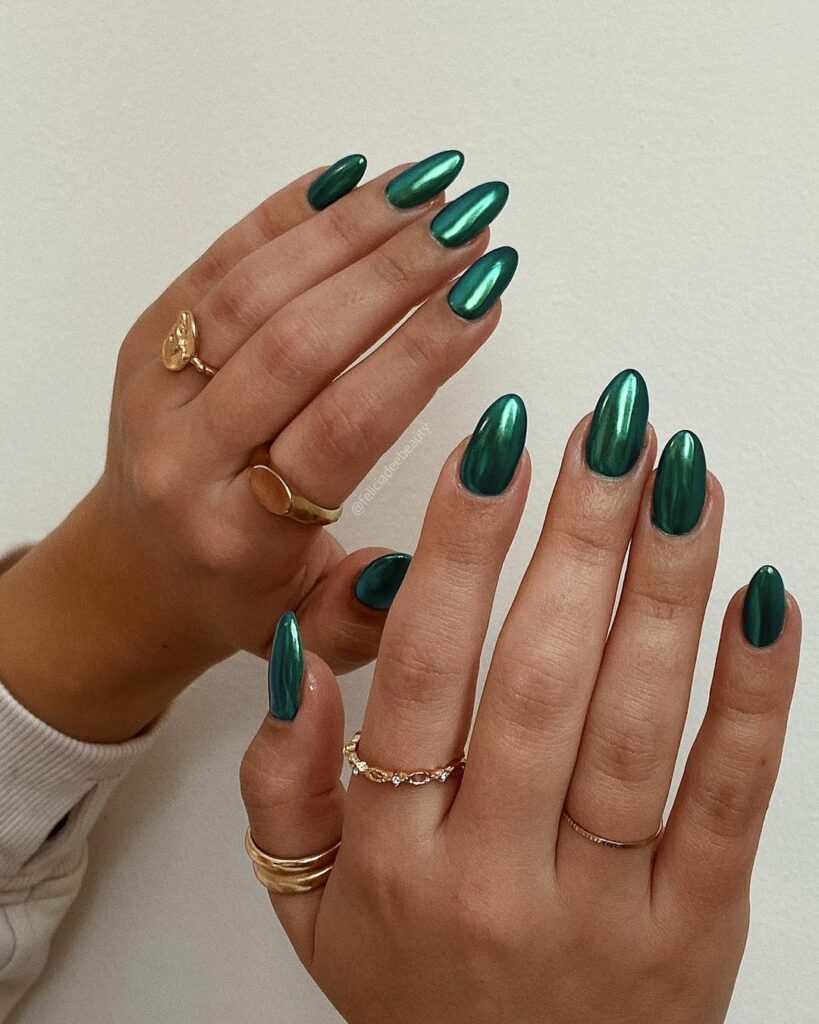 Emerald Green Nail Designs