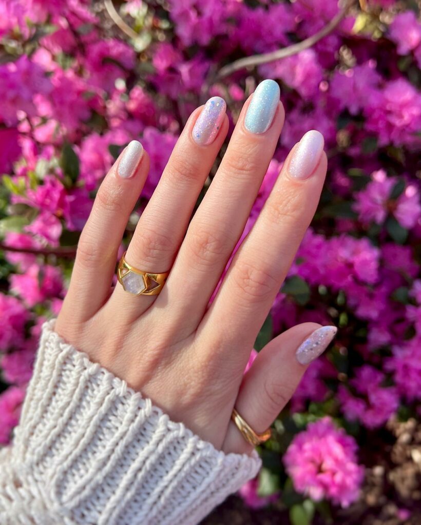 Cotton Candy Nails