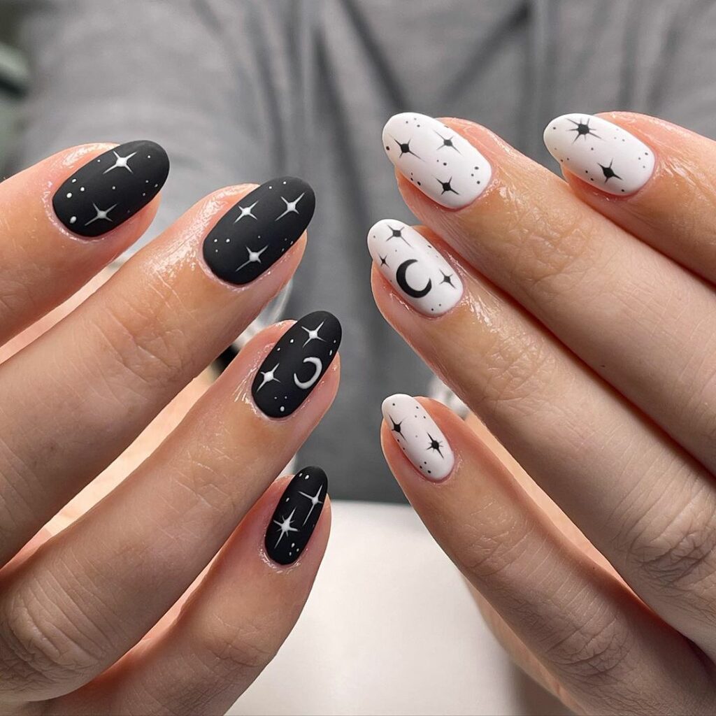 Short Black Nail Designs