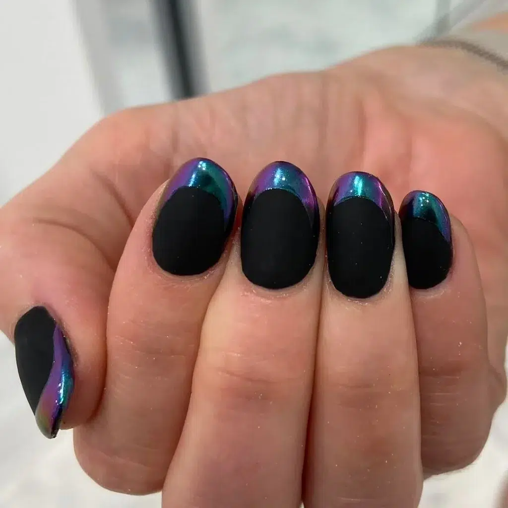 Short Black Nail Designs