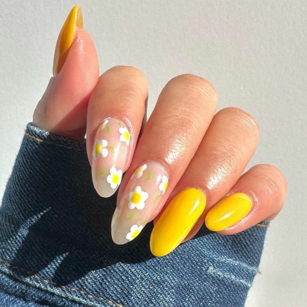 Yellow Winter Nails