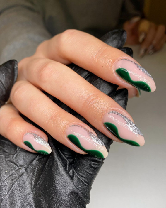 Emerald Green Nails