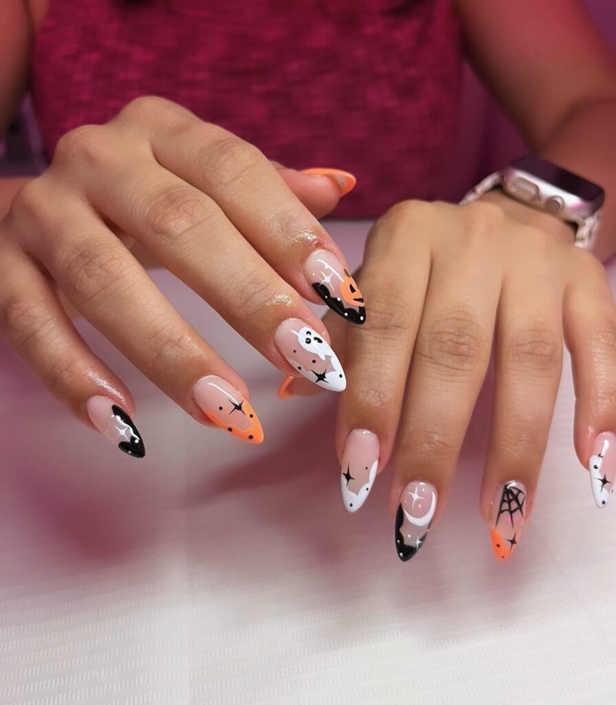 halloween press on nails