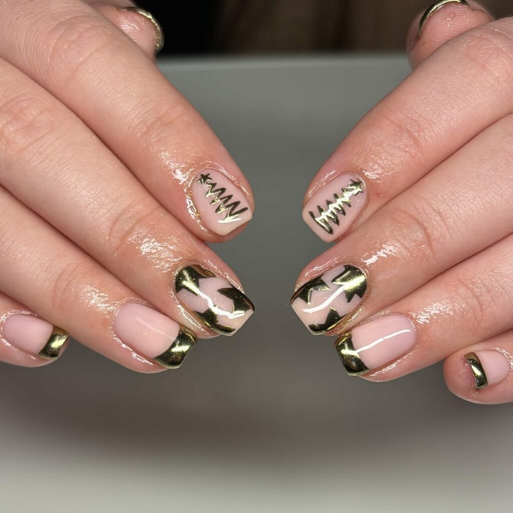 Chrome Christmas Nails