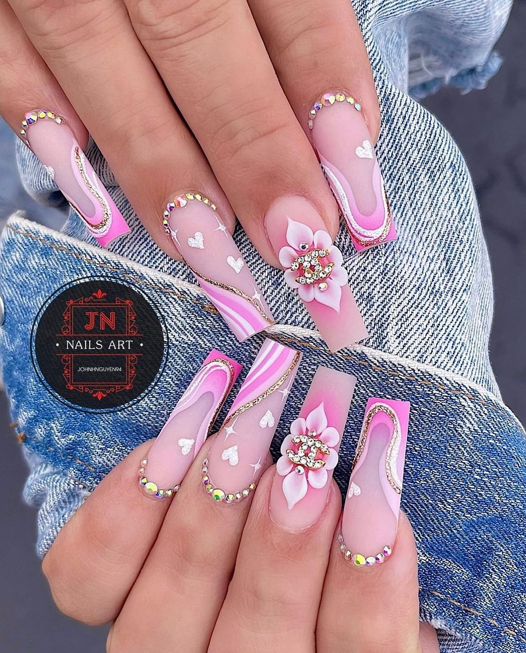 Cute Valentine's Day Nails