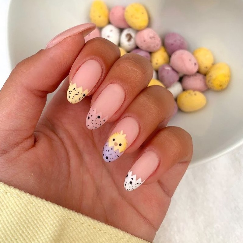 Easter Dip Nails