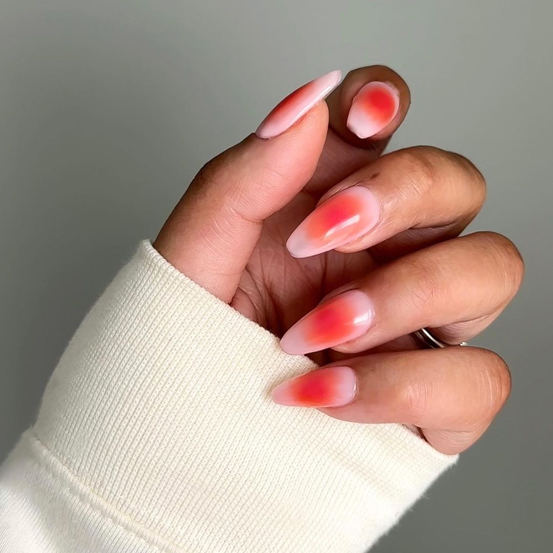 Ombre Spring Nails