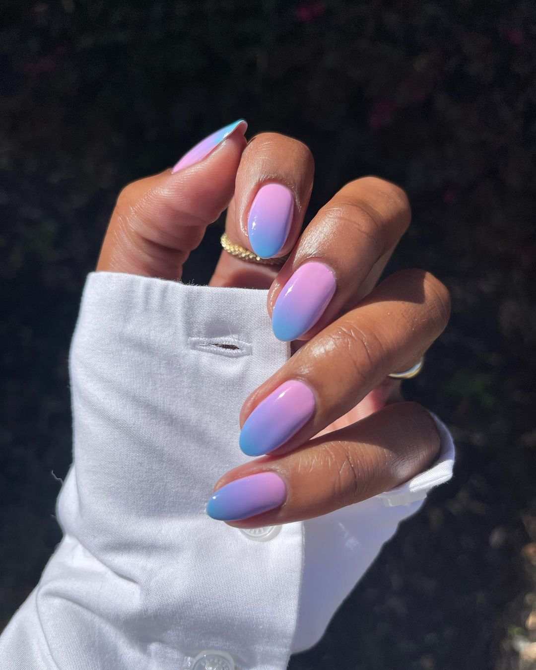 Ombre Spring Nails
