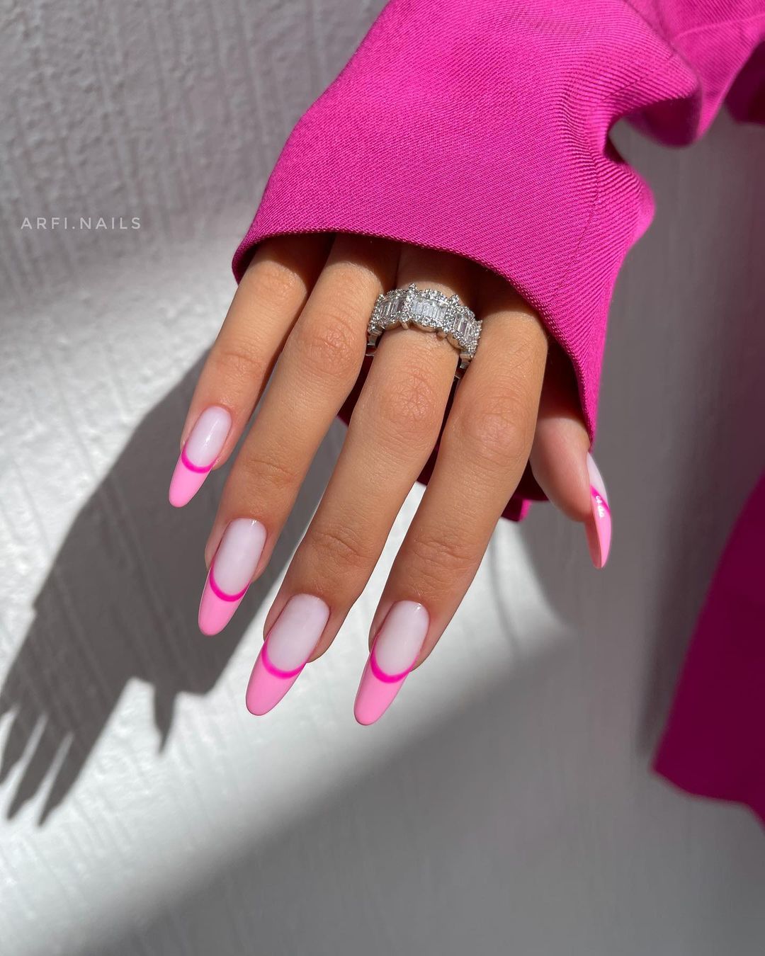 Pink Spring Nails