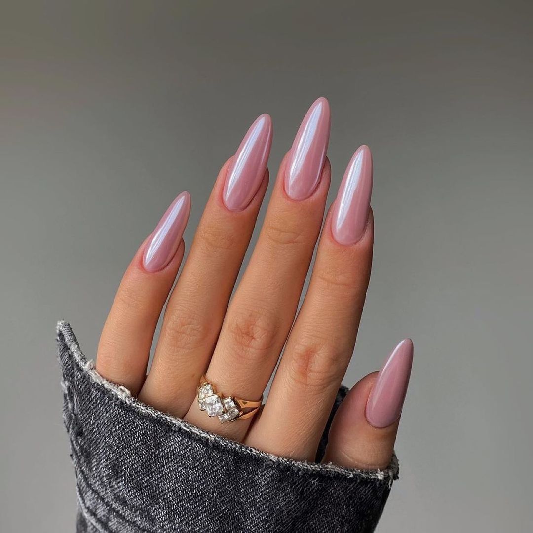 Pink Spring Nails