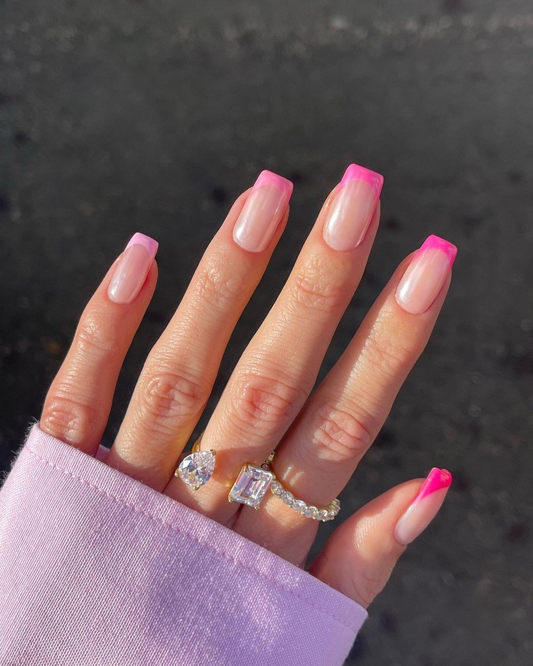 Pink Spring Nails