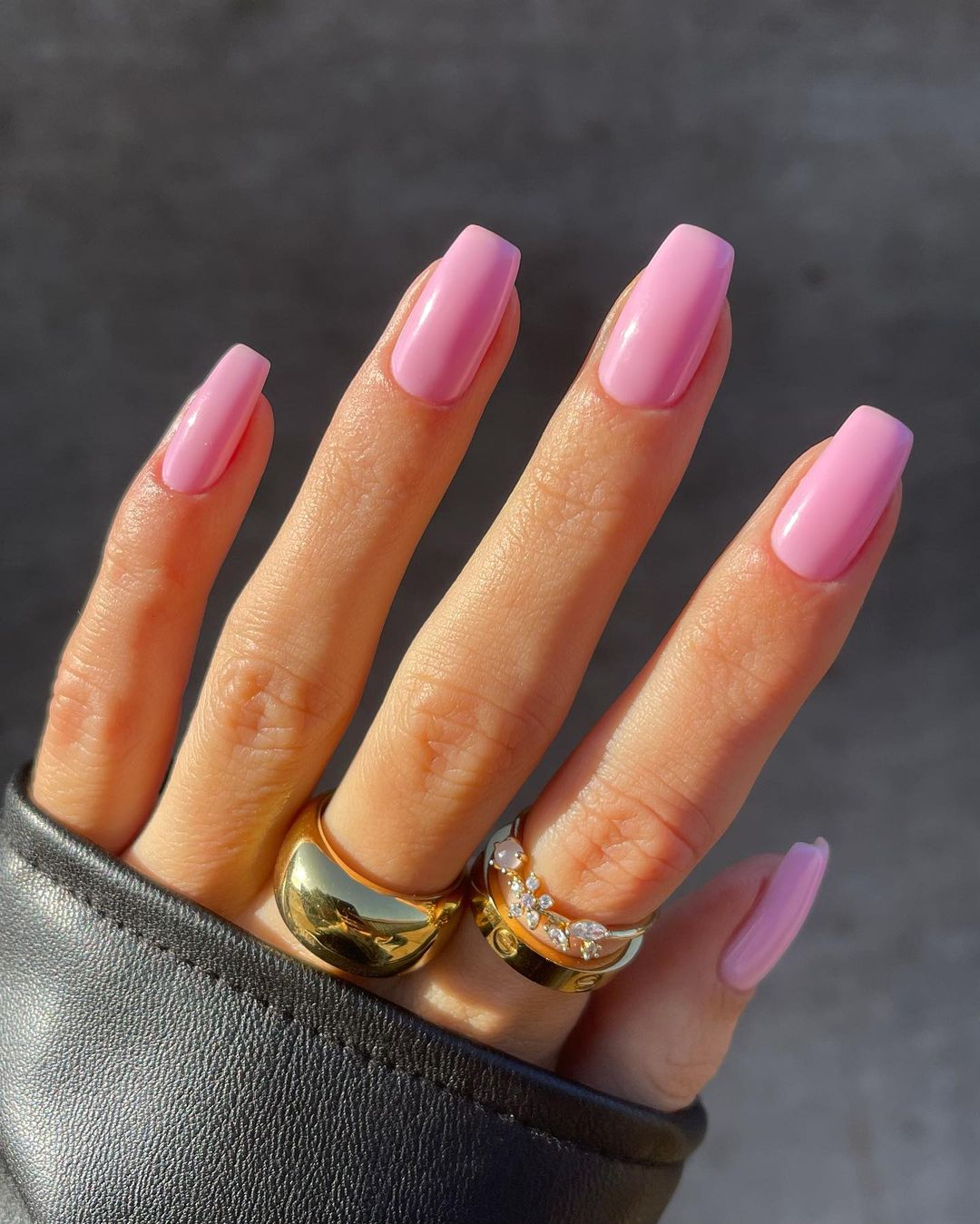 Pink Spring Nails