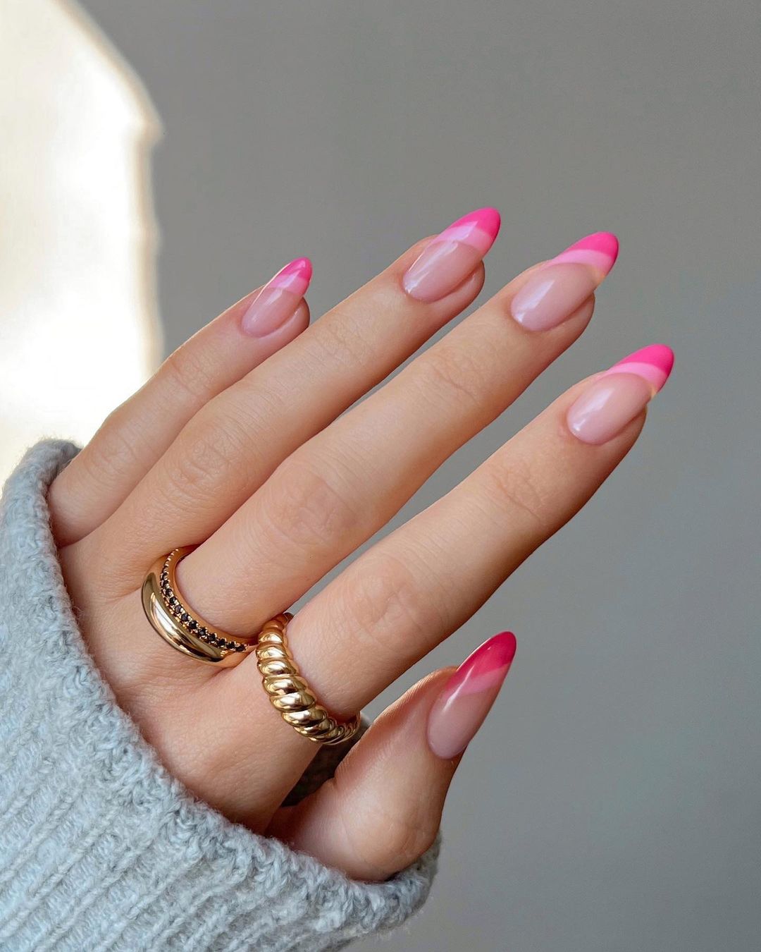 Pink Spring Nails