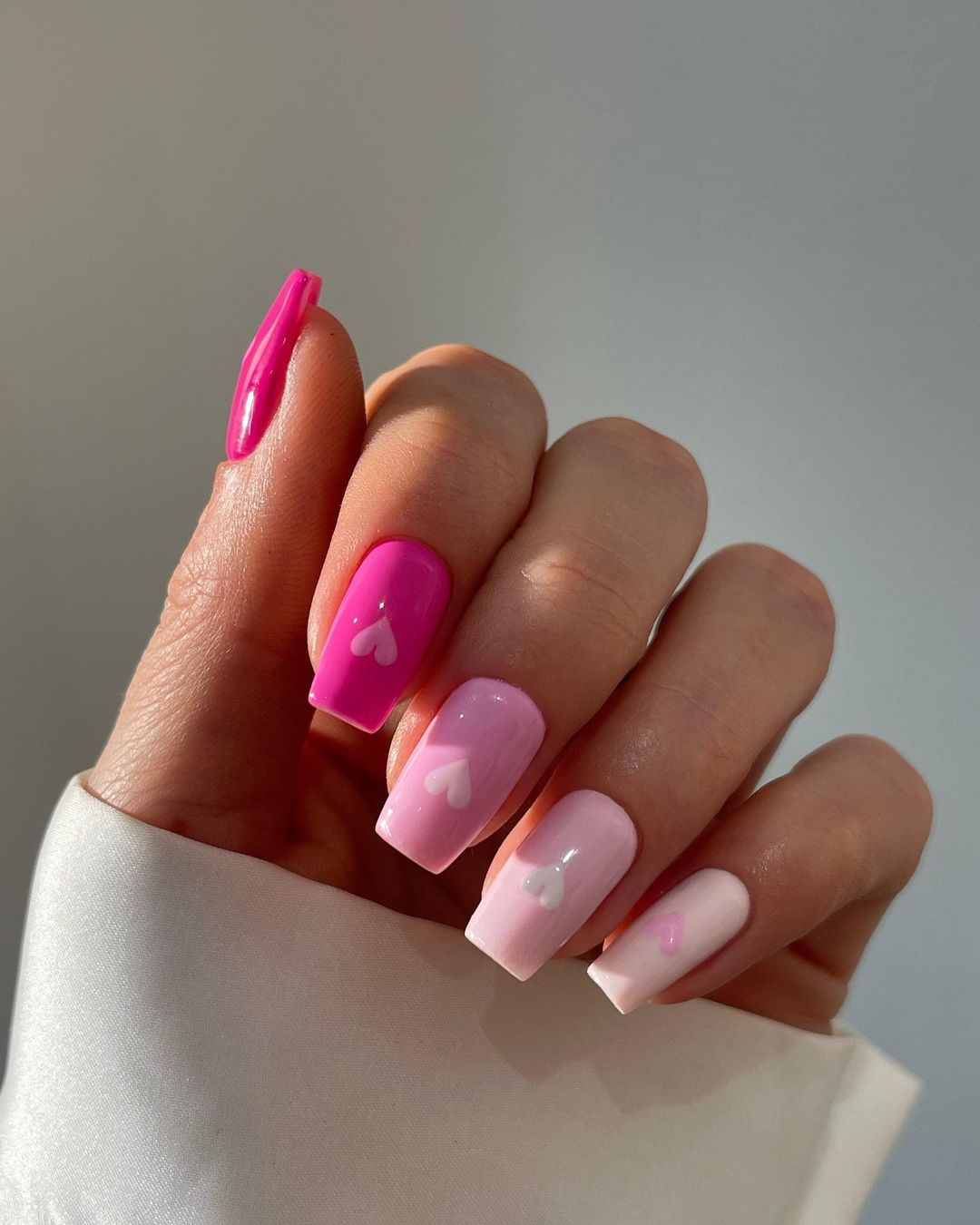 Pink Spring Nails