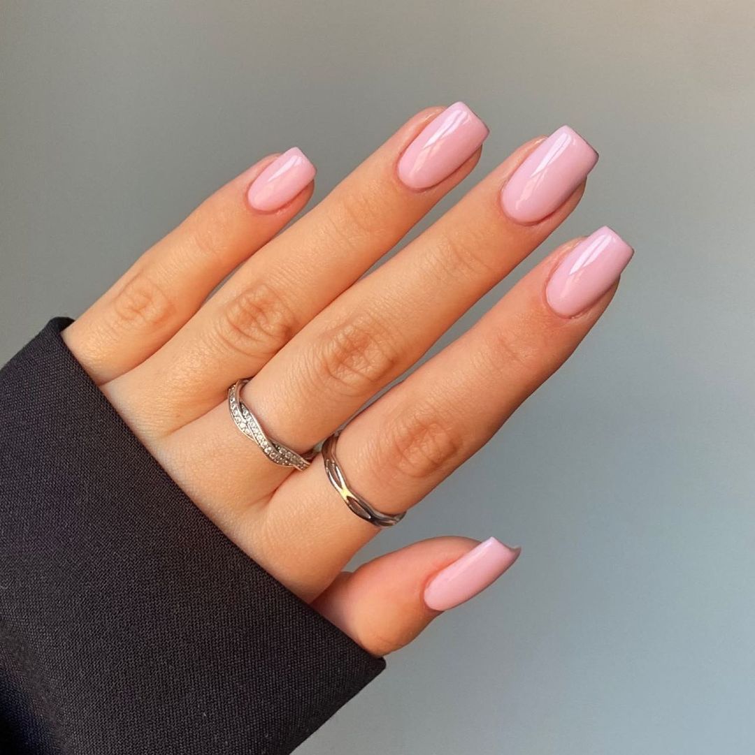 Pink Spring Nails