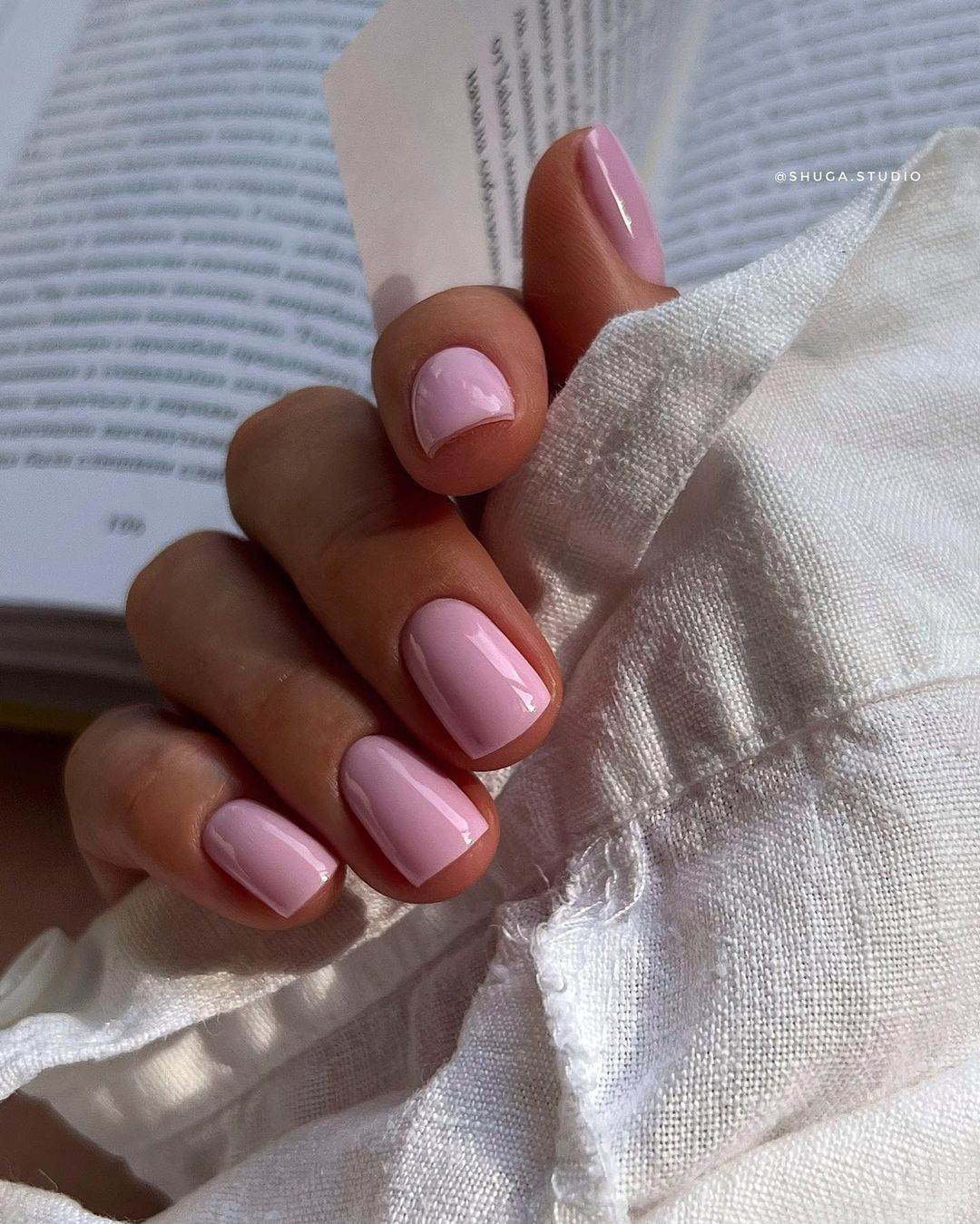 Pink Spring Nails