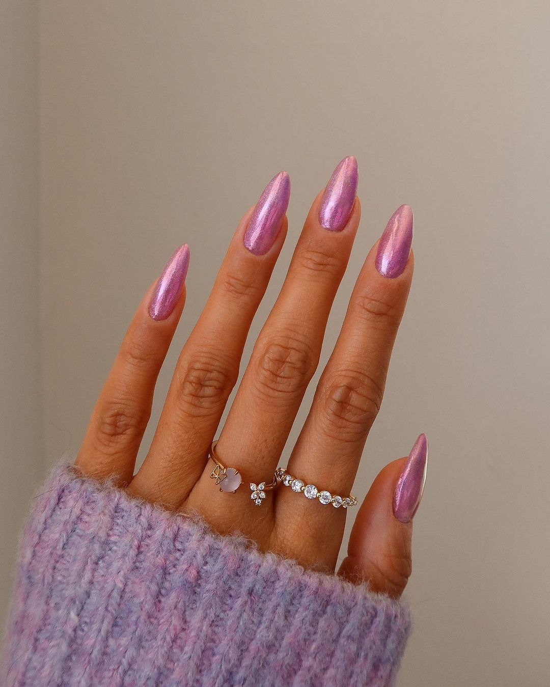 Pink Spring Nails