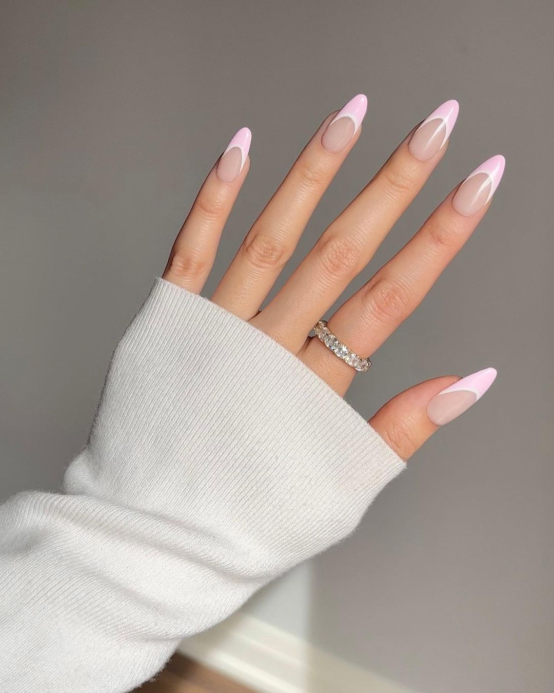 Pink Spring Nails