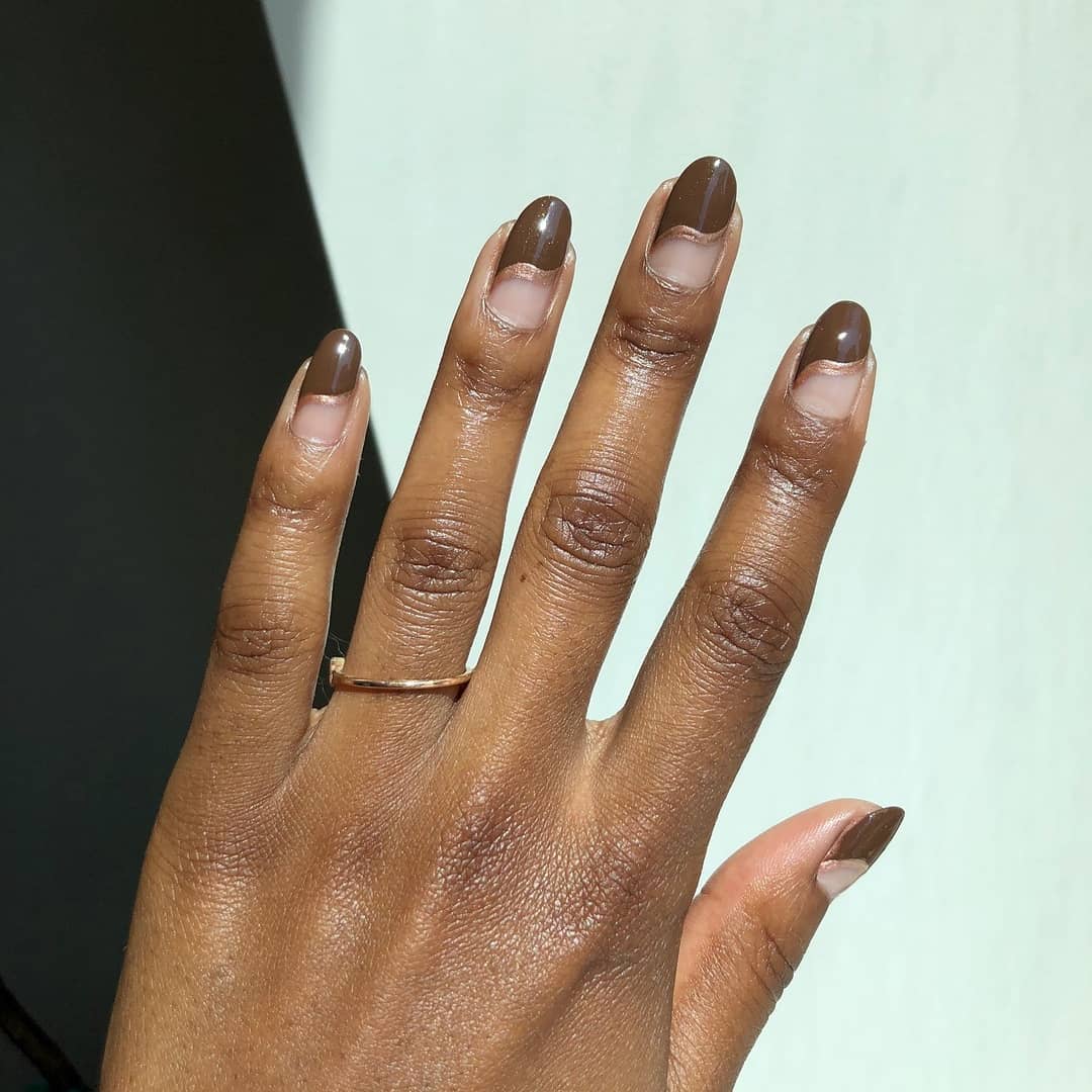 Rose Gold and Nude Nails 