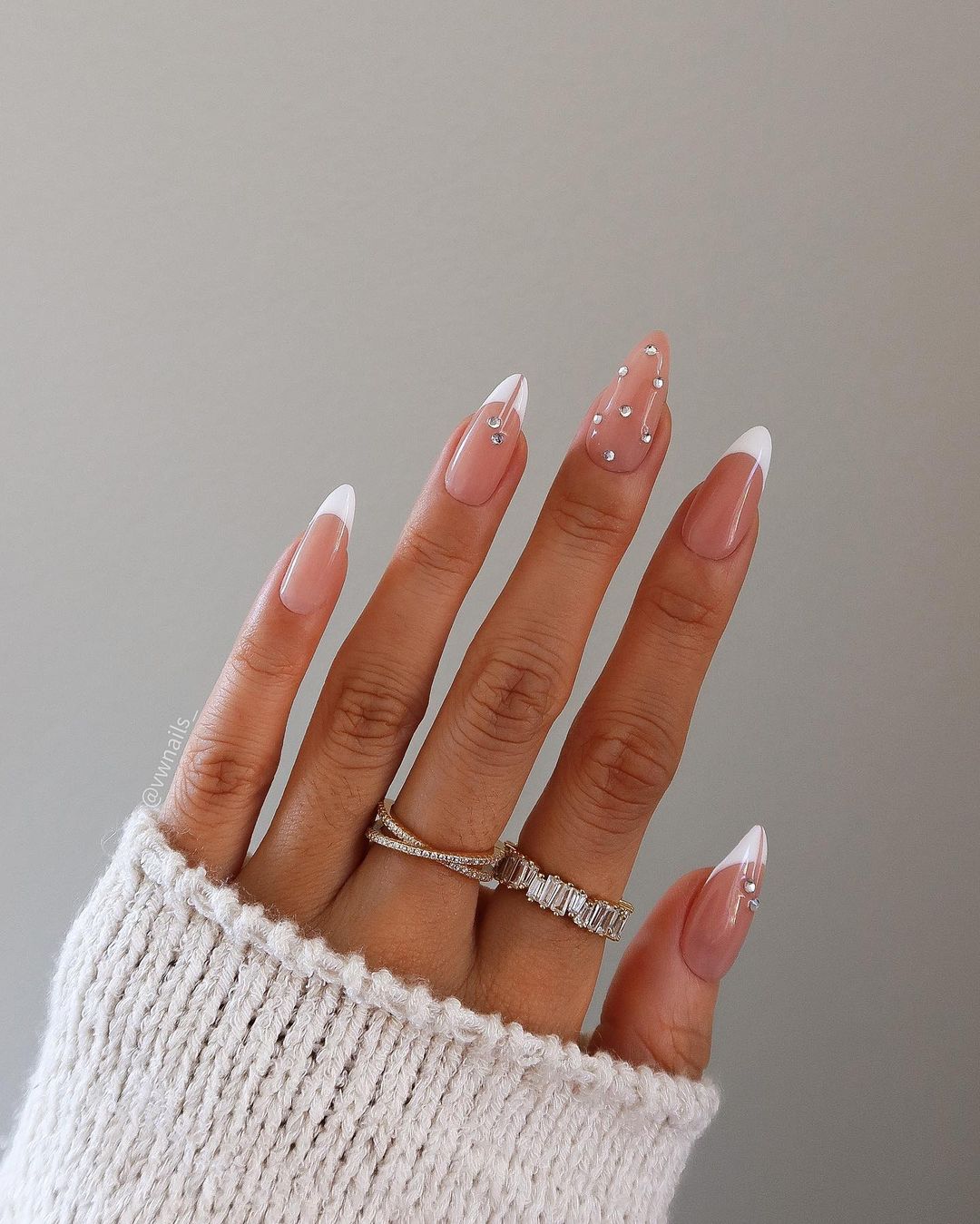 Soft White Nails