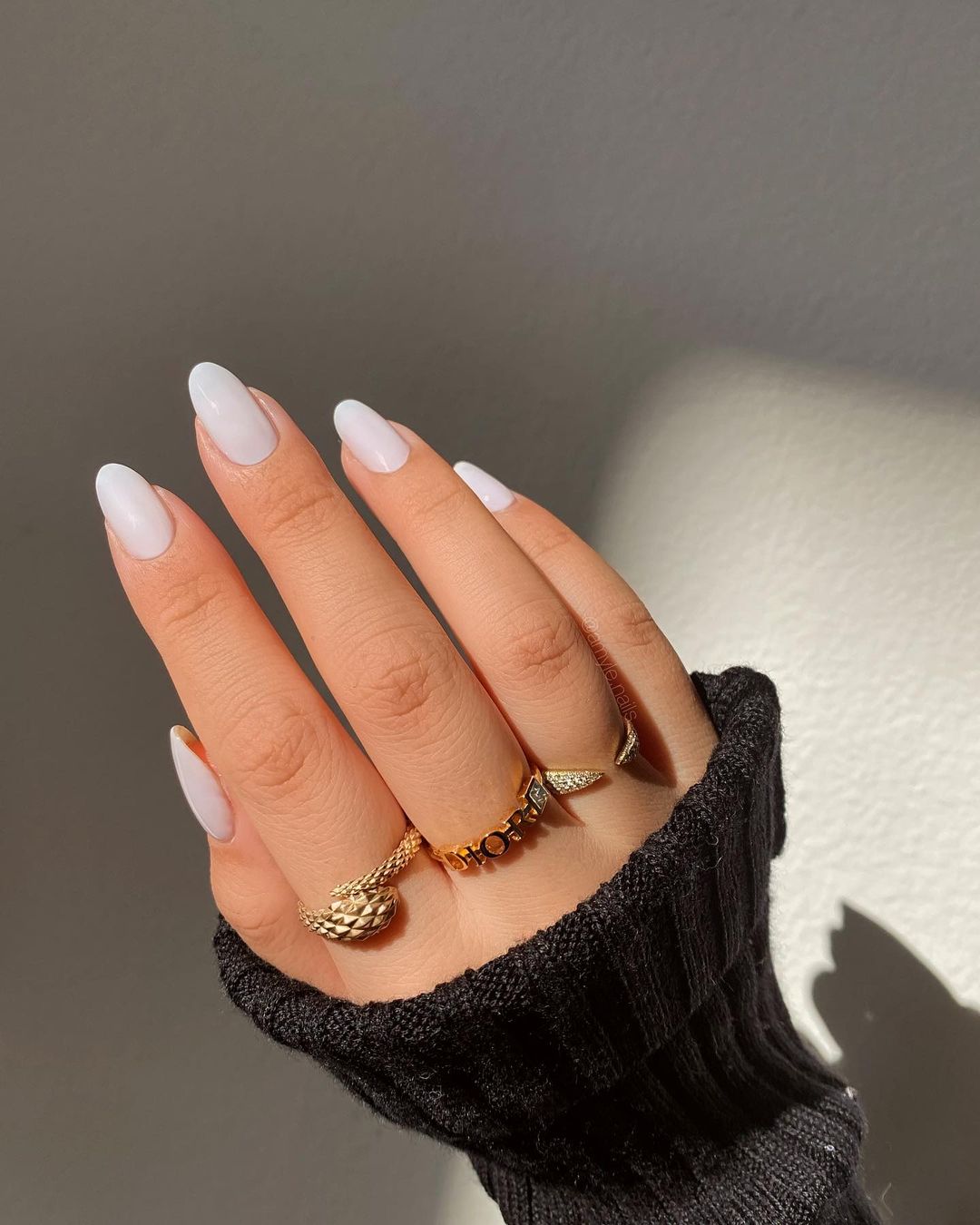 Soft White Nails