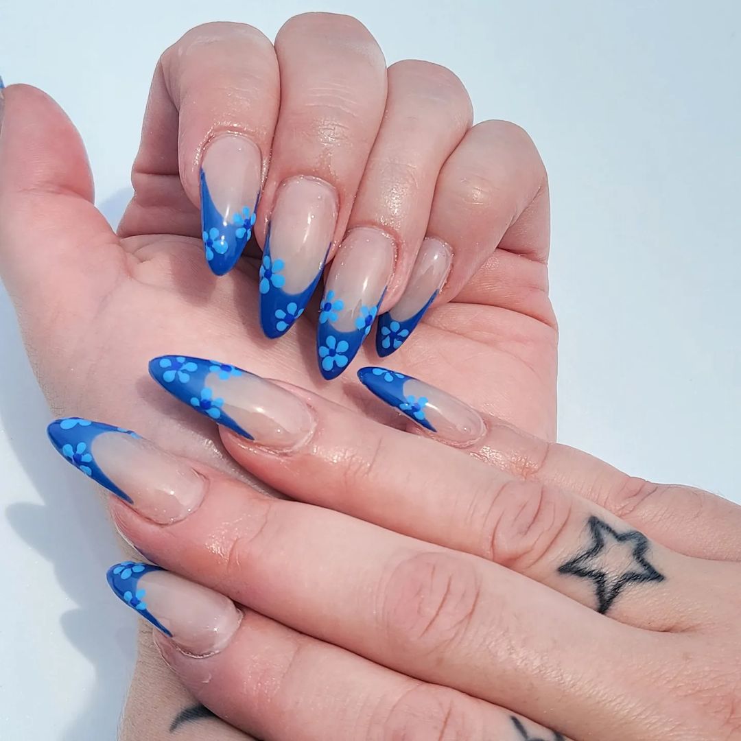 Summer Blue Nail Designs