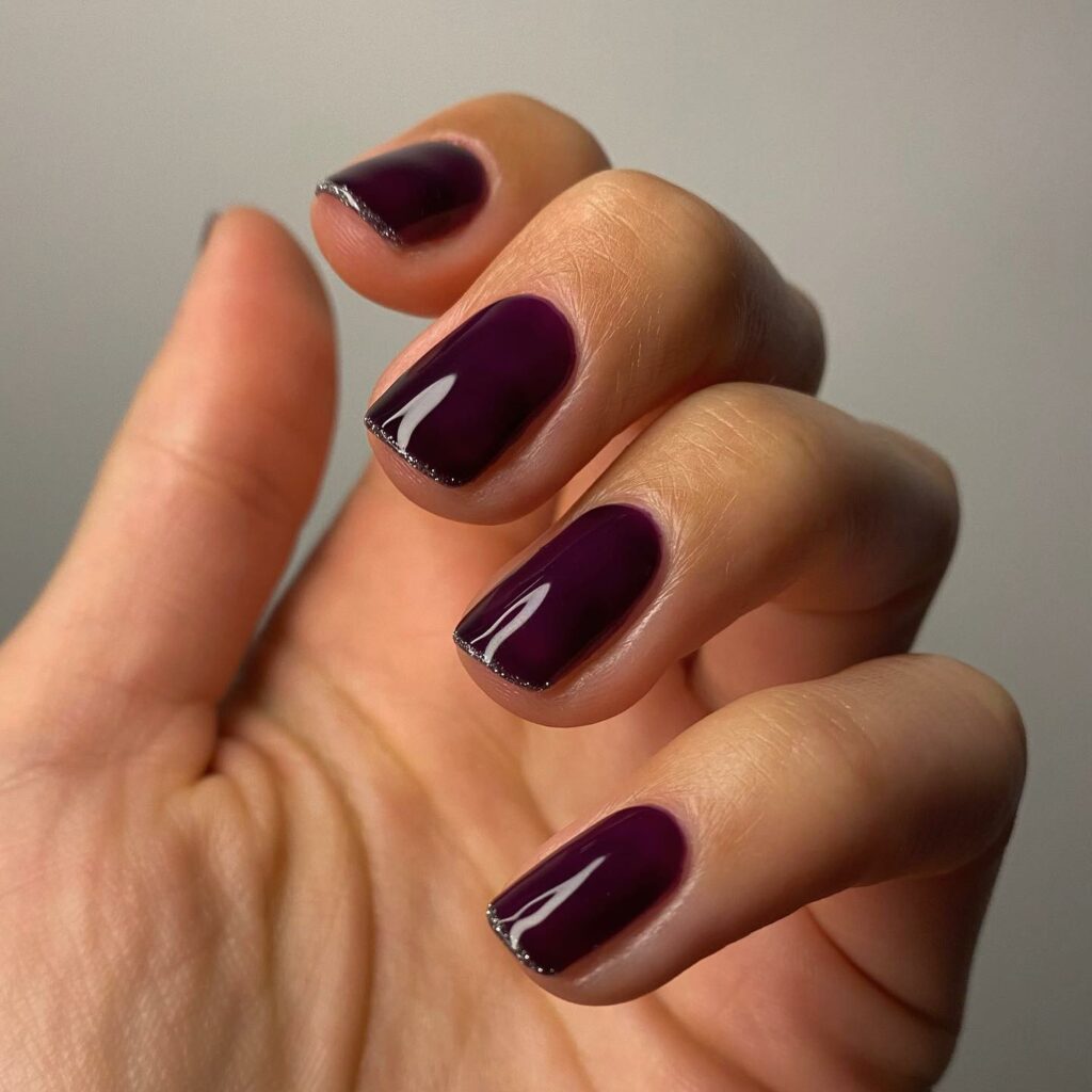 black cherry nails