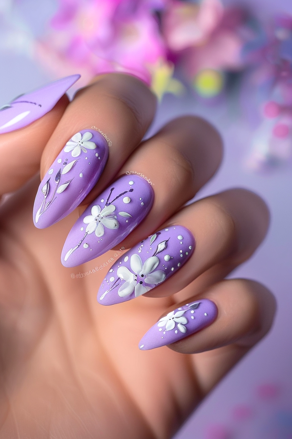 lavender nails ideas