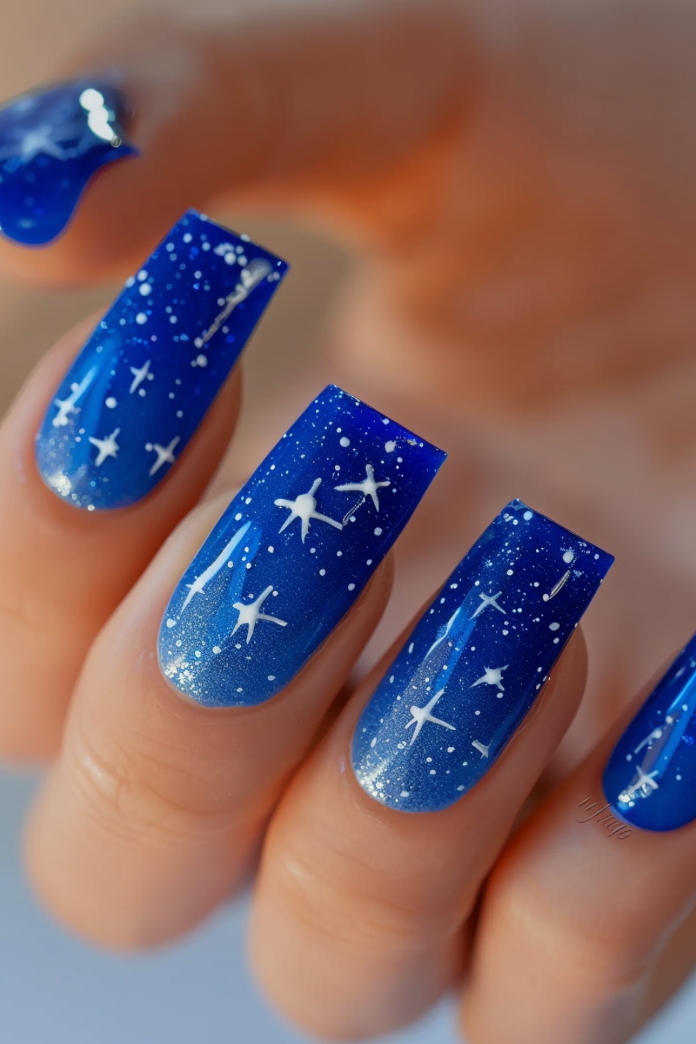 neon blue nails ideas designs