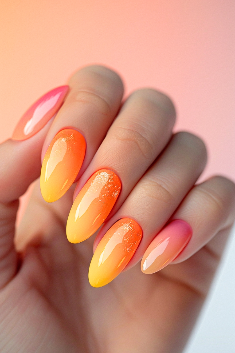 summer ombre nails